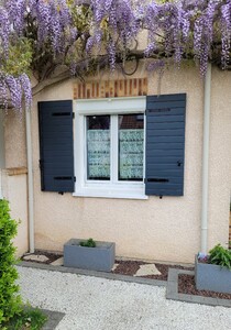 Volet battant aluminium SIB gris anthracite 7016